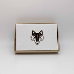 Enamel pin - Fairytale Fox (black)