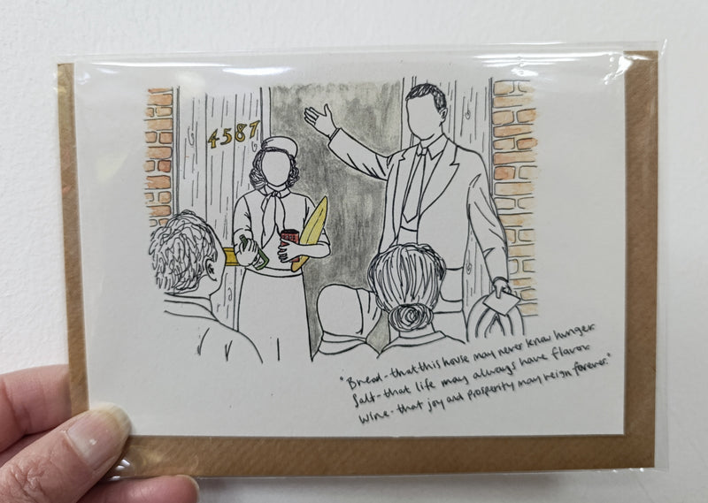 It's A Wonderful Life 'Bread, Salt, Wine' card