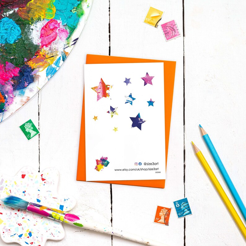 'Well Done' stars card