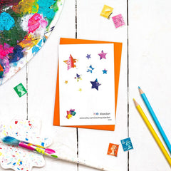 'Well Done' stars card