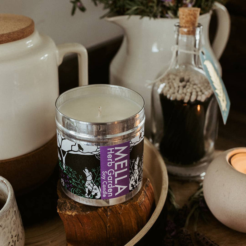 Mella Soy Candle - Herb Garden (available in two sizes)