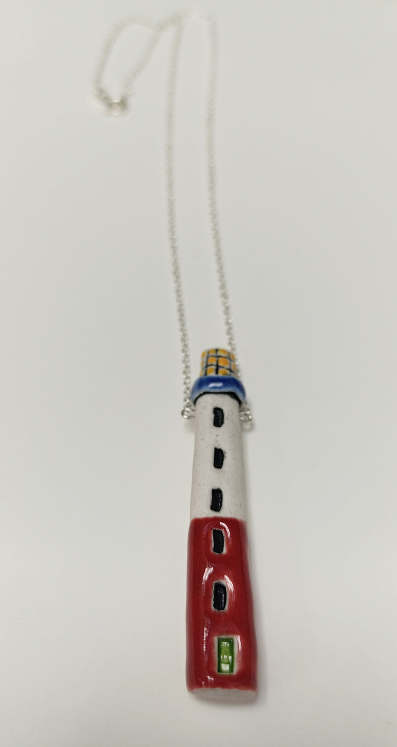 Ceramic lighthouse necklace - 2 designs available