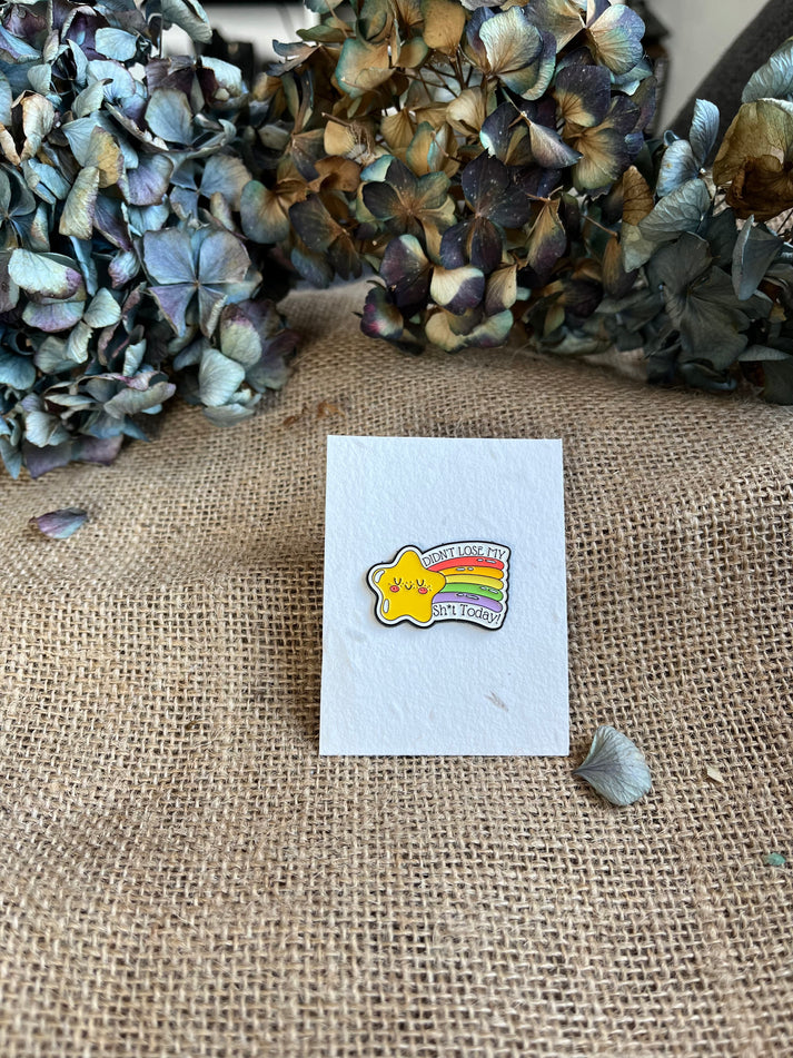 Enamel pin - Didn't Lose My Sh*t Today