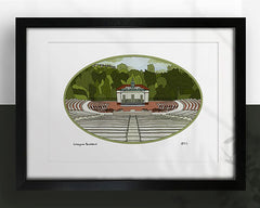 Kelvingrove Bandstand A5 print