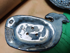 Whale ceramic soap dish!