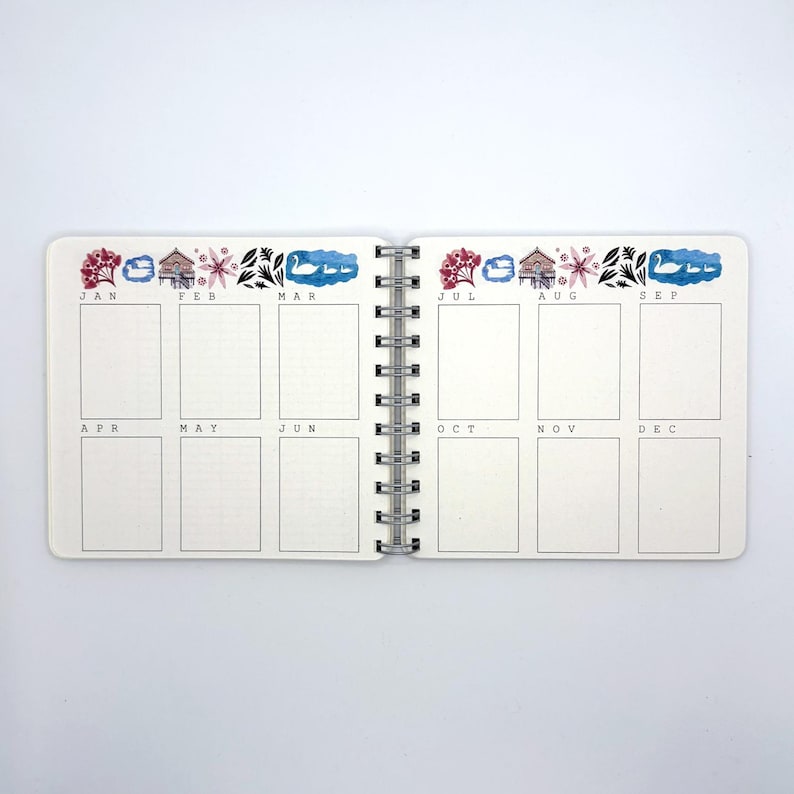 2026 Illustrated Diary - Swan Dwelling