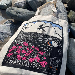 Mella Fairtrade Cotton Tote Bag - Puffin