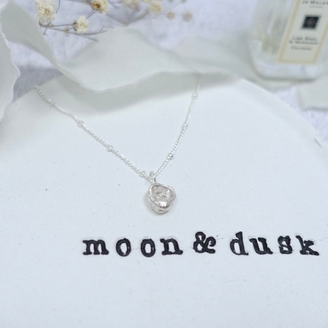 Moonlit Ripples Sterling Silver Choker