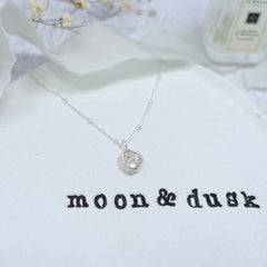 Moonlit Ripples Sterling Silver Choker