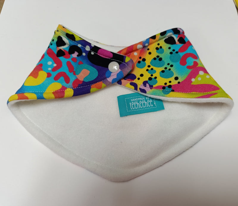 Bandana style bib - under the sea & leopard print