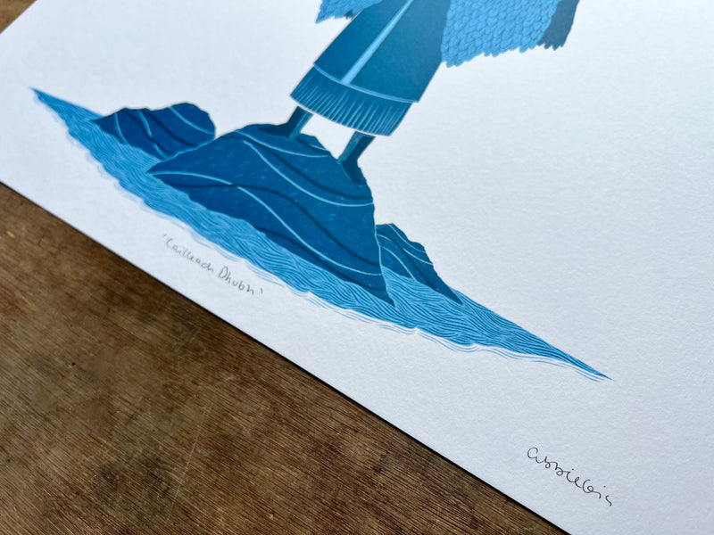 Cailleach Dhubh (Scottish Goddess) A3 Print