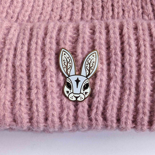 Enamel pin - Fairytale Rabbit (blue)