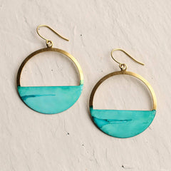 Turquoise drop earrings