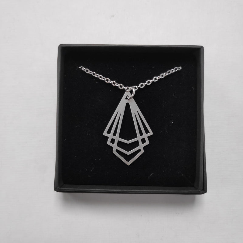 Geometric shapes necklace