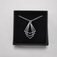 Geometric shapes necklace