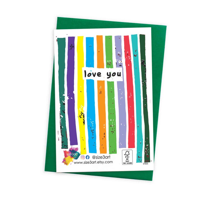 Happy birthday son stripes card