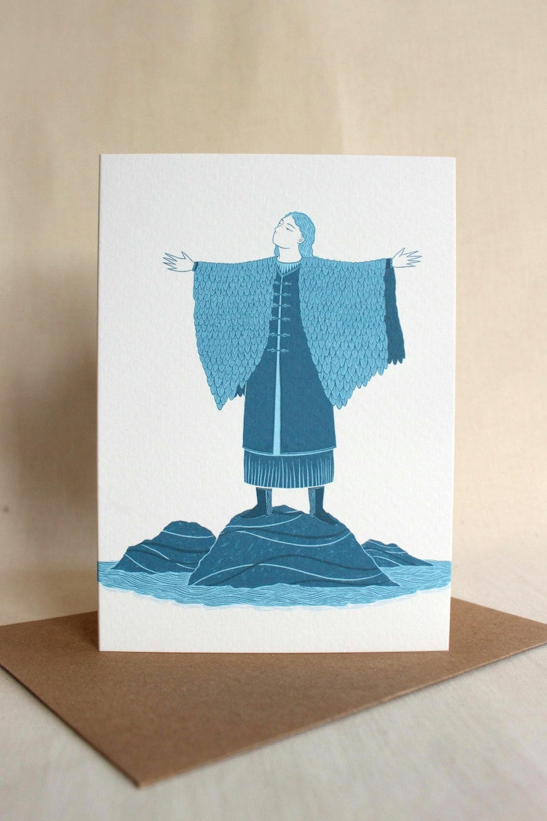 'Cailleach Dhubh' Scottish goddess card