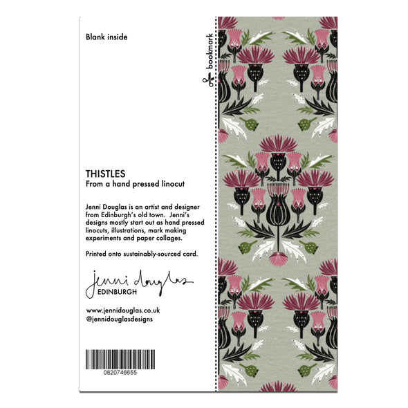 Thistles card