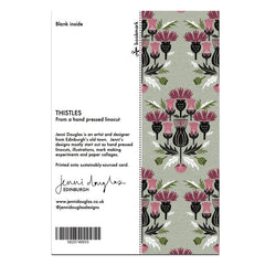 Thistles card