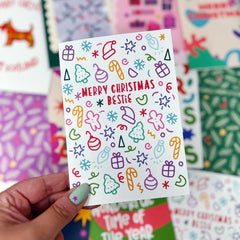 Merry Christmas Bestie card