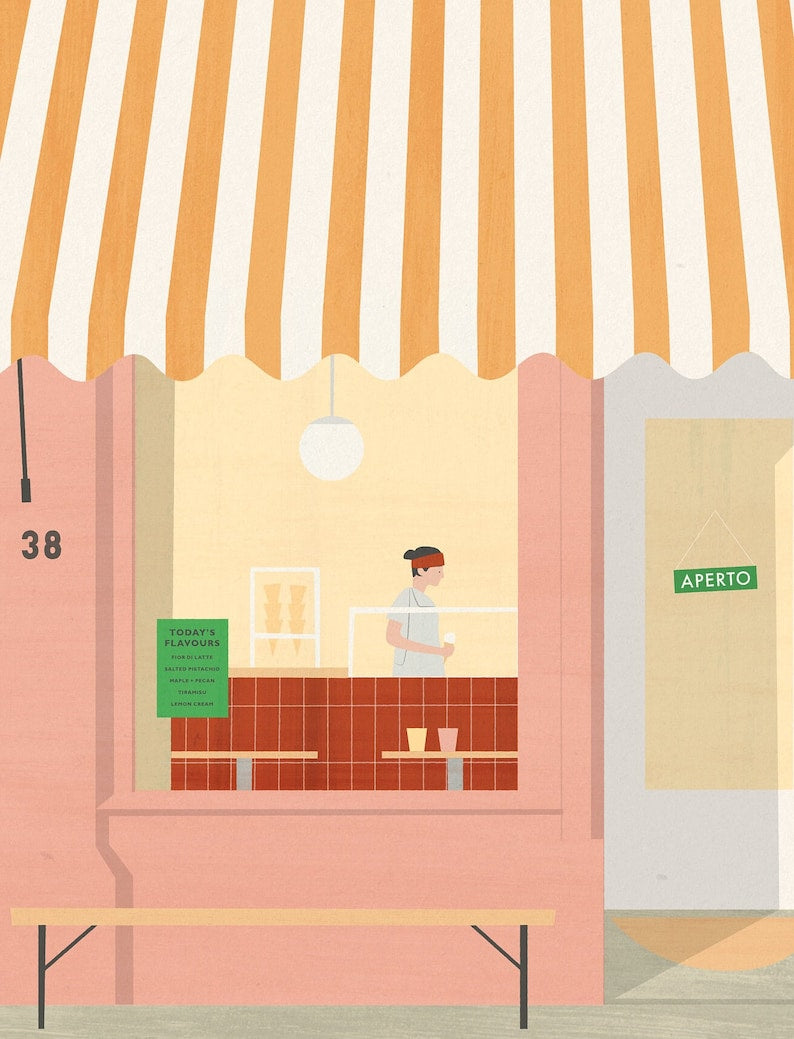 La Gelatessa A4 print