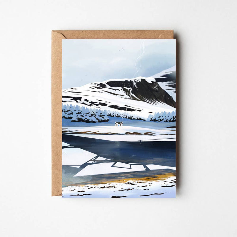 'Winter at Loch Eil' card