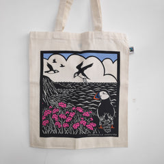 Mella Fairtrade Cotton Tote Bag - Puffin