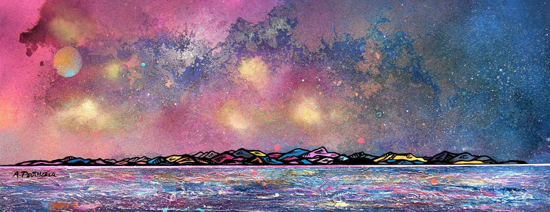 Small mounted print - Edge of the Hebrides