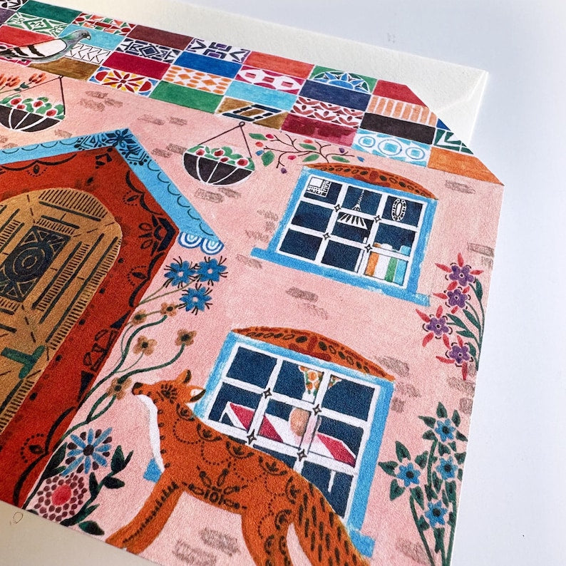 Illustrated card - Mulberry Cottage