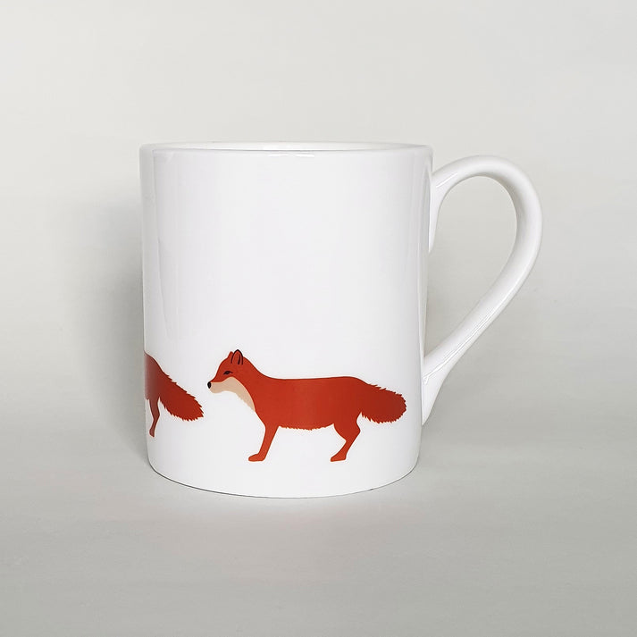 Fox bone china mug