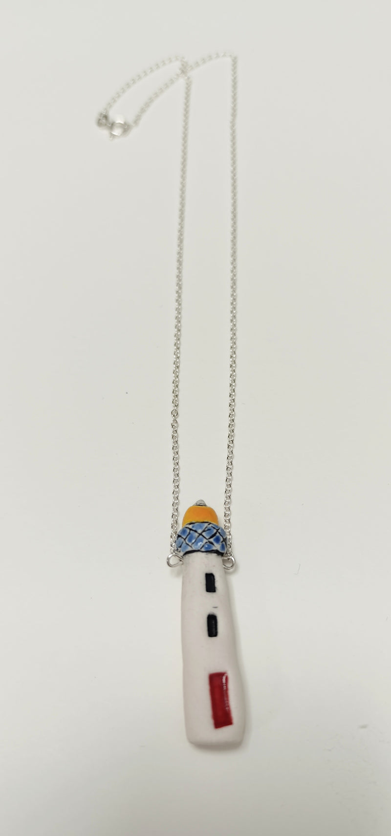 Ceramic lighthouse necklace - 2 designs available