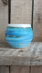 Hebridean Collection stoneware espresso tumbler/mini vase (VS136)