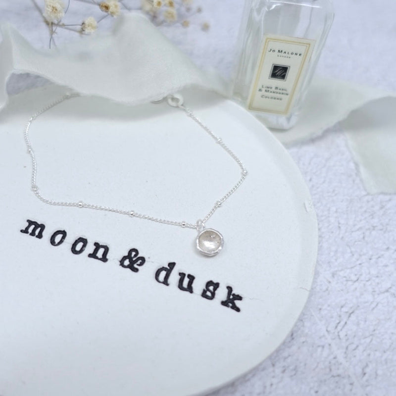 Sterling Silver Luna Drop Bracelet