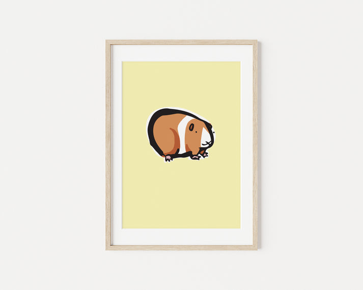 Guinea Pig A5 Art Print