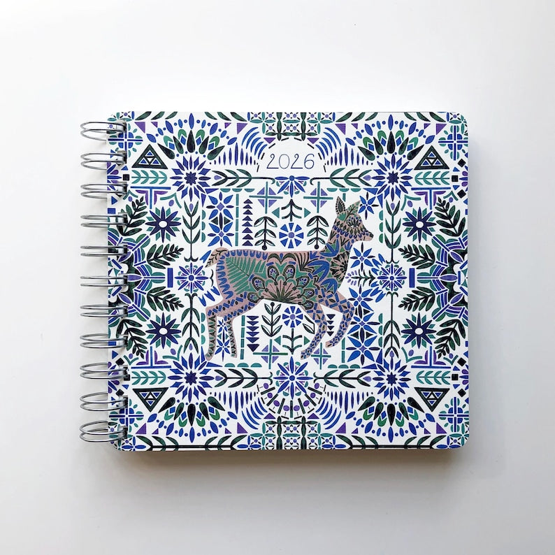 2026 Illustrated Diary - Fawn and Fronds