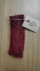 Hand knitted red and orange chunky earwarmer/headband