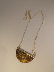 Sterling Silver & anodised aluminium necklace
