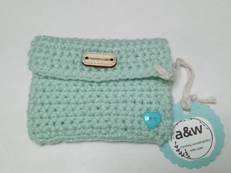 Crochet small purse - different colours available