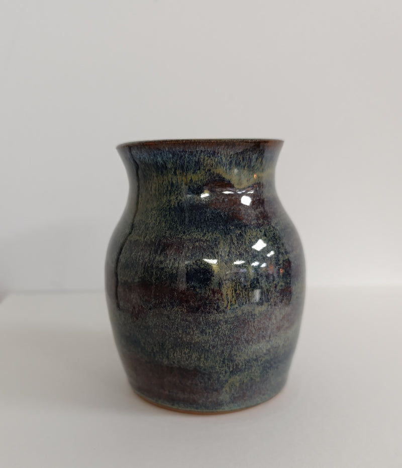 Hand thrown small vase - Wild glaze