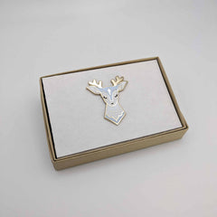Enamel pin - Fairytale Deer (blue)