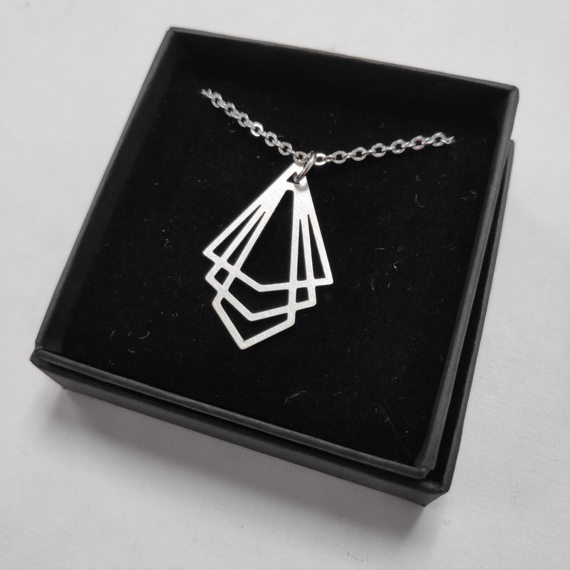 Geometric shapes necklace