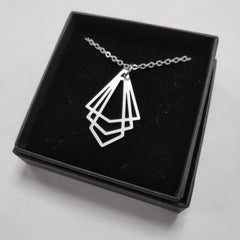 Geometric shapes necklace
