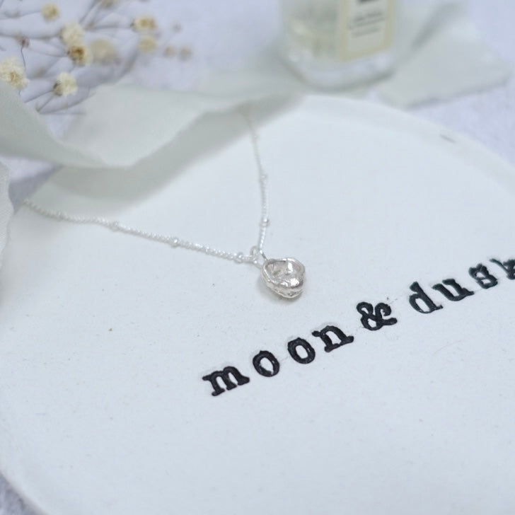 Moonlit Ripples Sterling Silver Choker