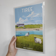 Tiree sheep A4 travel poster print