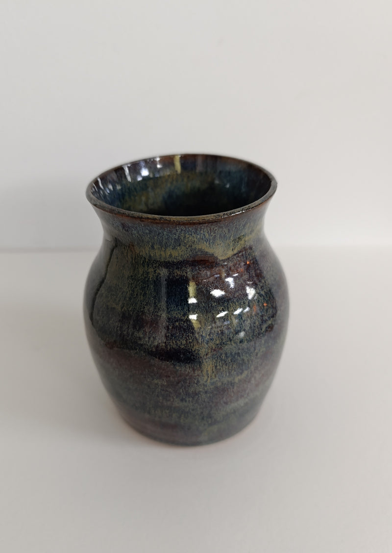 Hand thrown small vase - Wild glaze