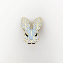 Enamel pin - Fairytale Rabbit (blue)