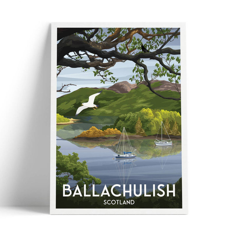 Ballachulish - A4 travel poster print
