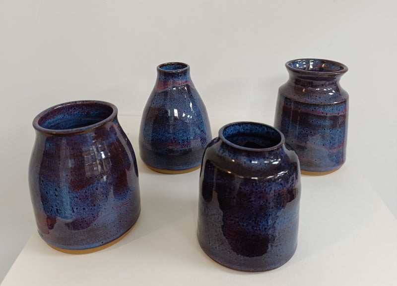 Hand thrown vase - Sunset glaze