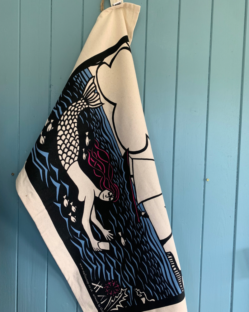 Mella Fairtrade Cotton Tote Bag - Mermaid