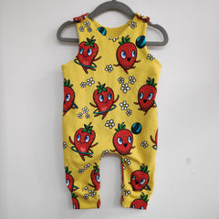 Romper suit - strawberries print